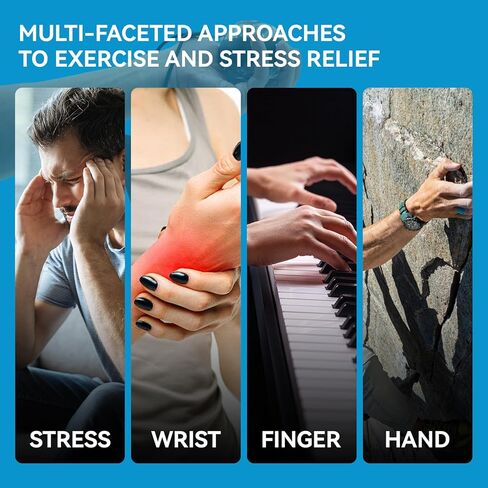 Gyro Ball Hand Exerciser & Power Ball Hand Exerciser Adjustable Resistance to Strengthen Fingers, Wrists, and Arms - Includes a Digital Counter for Stronger Wrist Bones and Muscle in Kuwait