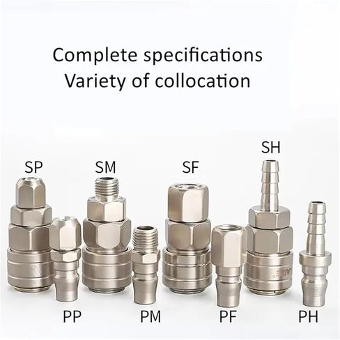 1pcs C-type Pneumatic Quick Connector Self-Locking Tube Air Compressor Pump Accessories Tool Air Compressor SP PP SM PM(PF,20) in Saudi Arabia