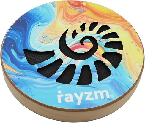 rayzm Stream Drum, 7-Inch Birch Handheld Water Flow Stream Drum for Sound Healing, Meditation, Relaxation, Music Therapy & Percussion Gift in Saudi Arabia