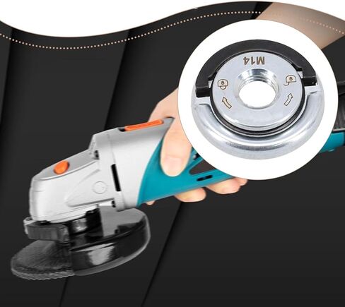 M14 قفل ذاتي الضغط على لوحة زاوية طحن استبدال شفة الجوز قوة تشاك الإفراج السريع لتركيب عجلات الطحن in Kuwait