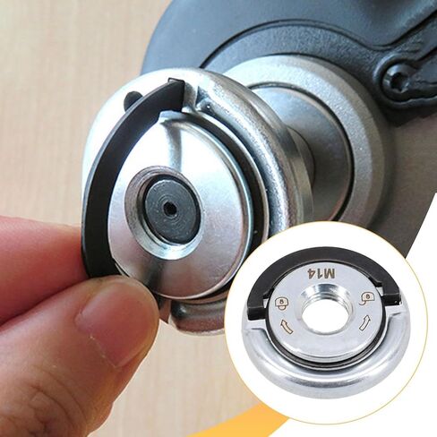 M14 Self Locking Pressing Plate M14 Thread 45mm Sturdy Flange Locking Nut Iron Angle Grind for Grinding Wheels Attachment in Kuwait