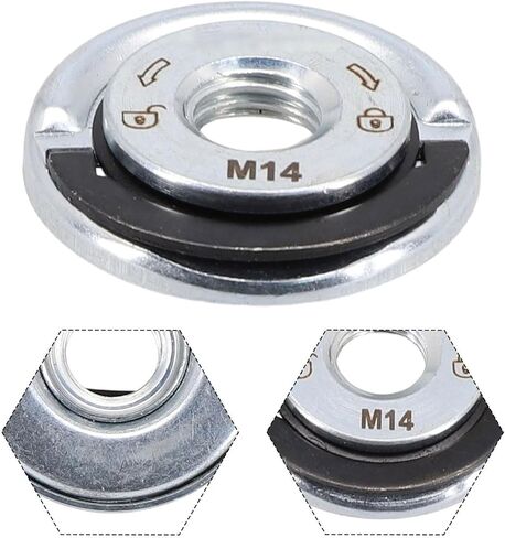 M14 Self Locking Pressing Plate M14 Thread 45mm Sturdy Flange Locking Nut Iron Angle Grind for Grinding Wheels Attachment in Kuwait