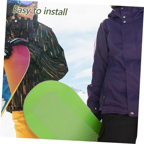 SUPVOX Practical Snowboard Protector Mesh for Ski Board Lightweight Wear-Resistant Design Prevents Ice Buildup Essential Skiing Accessory Grey Pattern in Saudi Arabia