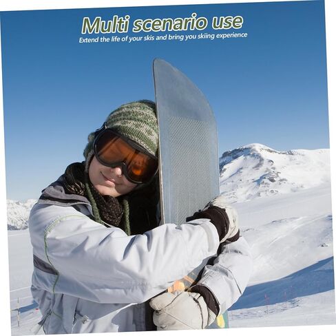 SUPVOX Practical Snowboard Protector Mesh for Ski Board Lightweight Wear-Resistant Design Prevents Ice Buildup Essential Skiing Accessory Grey Pattern in Saudi Arabia