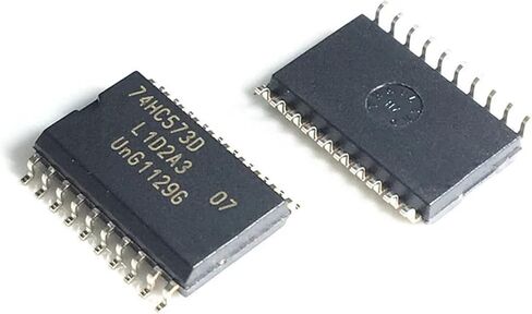 10 قطعة جسم عريض 7.2 مللي متر 74HC573D 74HC573 8 بت 3 إخراج D-مزلاج التصحيح 20 دبوس SOP-20 in Kuwait