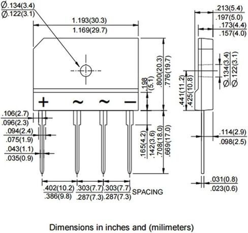20/50/100/200/500Pcs GBJ2508 Bridge Rectifier GBJ25K Bridge Stack 25A/800V(200Pcs) in Saudi Arabia
