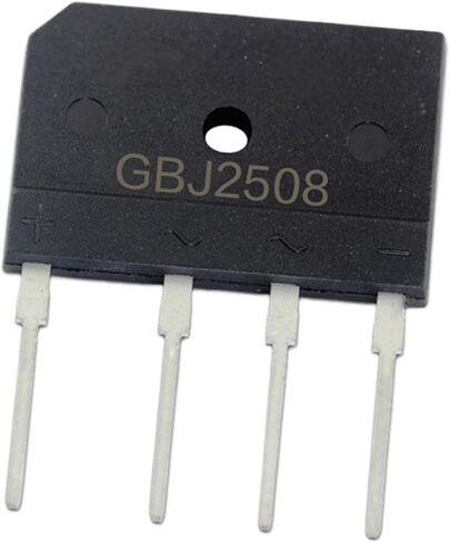20/50/100/200/500 قطعة GBJ2508 جسر المعدل GBJ25K جسر المكدس 25A/800 فولت (200 قطعة) in Kuwait