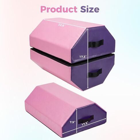 سجادة جمباز مثمنة قابلة للفصل، سجادة تمارين رياضية منزلية، سجادة تمارين رياضية على شكل مهارة، مع إسفنج عالي الكثافة وغطاء مقاوم للماء، لتشجيع صالة الألعاب الرياضية، والفنون القتالية، 43.18 سم × 43.18 سم × 63.58 سم in Kuwait