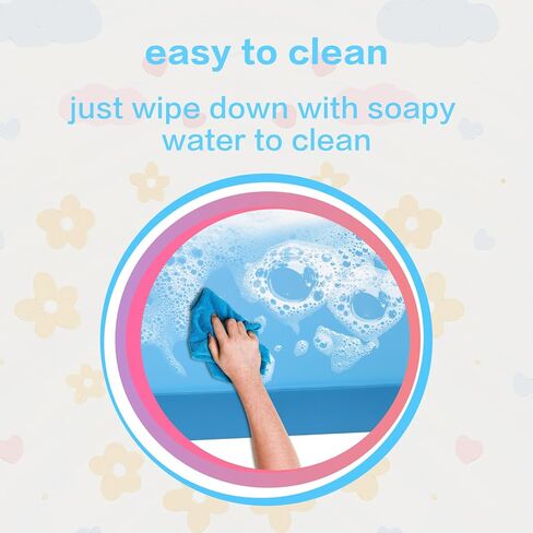 Gymnastics Mat for Kids 4'x4'x4" Foldable Tumbling Mats with Carrying Handles 2-Panels Fold Thick Exercise Mat for Home Aerobics Stretching Yoga in Kuwait