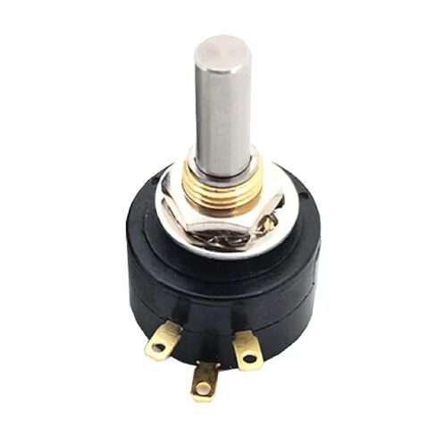 FCP22E Conductive Plastic Potentiometer, 360 Degree Rotation, 1K-10K Ohm Resistance Values, Black Housing, Precision Control Component (2K Ohm) in Saudi Arabia