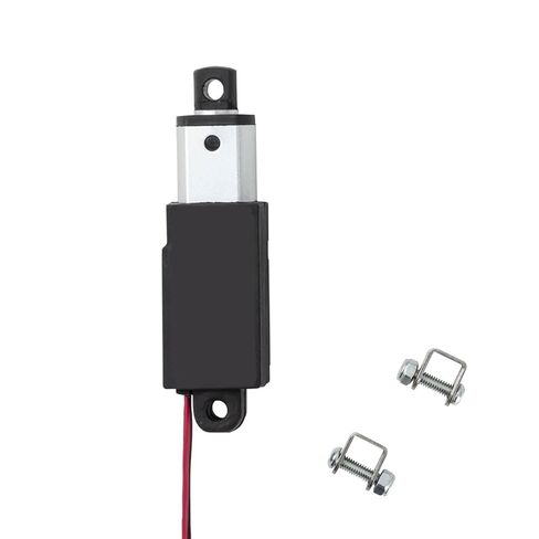12V Mini Linear Actuator - 0.4 Inch Stroke, 42lbs/188N, 0.2"/s Speed, IP54 Electric Micro Linear Actuator with Mounting Brackets, Lightweight 0.082lbs, for Cabinets, Robotics, Home Automation in Kuwait
