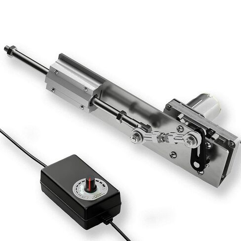 DIY Reciprocating Linear Actuator, Adjustable Telescopic Motor with Speed Controller, 24V Reciprocating Motor, 120RPM Adjustable Stroke and Speed, 5-25kg Thrust, 2cm-8cm Stroke in Kuwait
