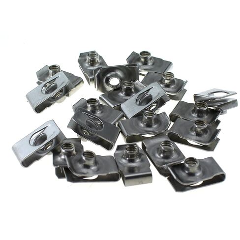 TAODAN 20PCS 304 Stainless Steel 1/4inch-20 Clip On Nut U Shape Hardware Fasteners Suitable for Securing Automotive Body Panels and Moulded Components in Saudi Arabia