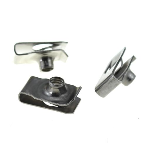 TAODAN 20PCS 304 Stainless Steel 1/4inch-20 Clip On Nut U Shape Hardware Fasteners Suitable for Securing Automotive Body Panels and Moulded Components in Saudi Arabia