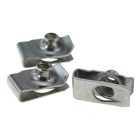 TAODAN 20PCS 304 Stainless Steel 1/4inch-20 Clip On Nut U Shape Hardware Fasteners Suitable for Securing Automotive Body Panels and Moulded Components in Saudi Arabia