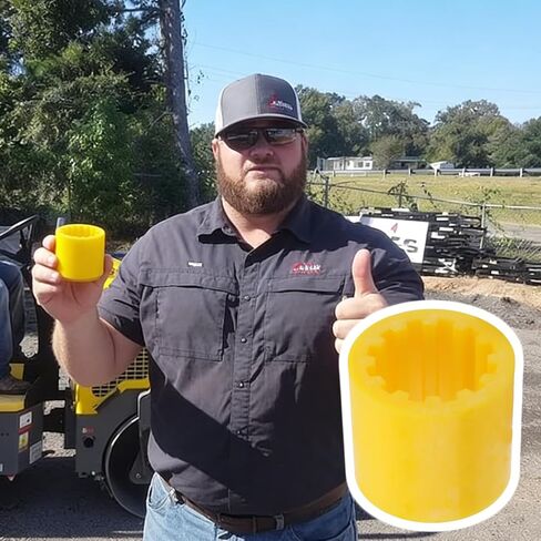 Flexible Coupler Sleeve 5000178336 for Wacker Neuson Rollers – Compatible with RD880, RD11, RD12‑90, RD16‑100 – Durable Rubber Coupling Replacement in Kuwait