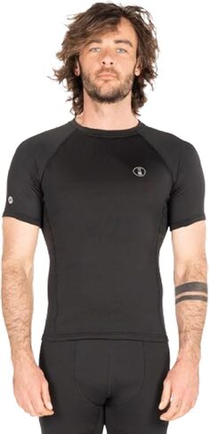 العنصر الرابع للرجال J2 Men Short Sleeve Base Top - الأداء الحراري والراحة مع النسيج المعاد تدويره OceanPositive ، X -Large in Kuwait