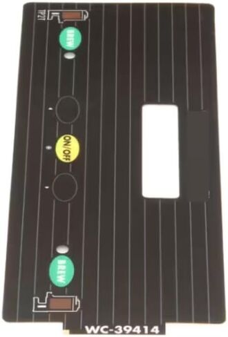 Fits Wilbur Curtis WC-39414 Label, UCM Overlay, Twin, 1-Batch Curtis, TP15T for TP15T19A1100, TP2T, TP15T16A1100 in Saudi Arabia