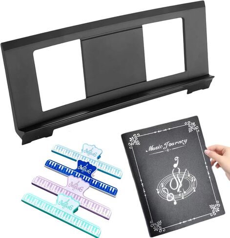 Music Stand for Sheet Music. Compatible with Yamaha PSR/YPT/KB/P/DGX Series Keyboard Music Score Stand, Keyboard Sheet Music Stand with 4 Music Book Clip.1 Sheet Music Folder in Kuwait