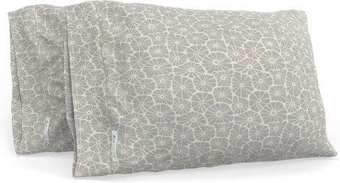 QuickZip Sateen Pillow Case King Size (20" X 39") Pillowcases, Set of 2, 100% Cotton Pillow Covers with Envelope Closure, White in Kuwait