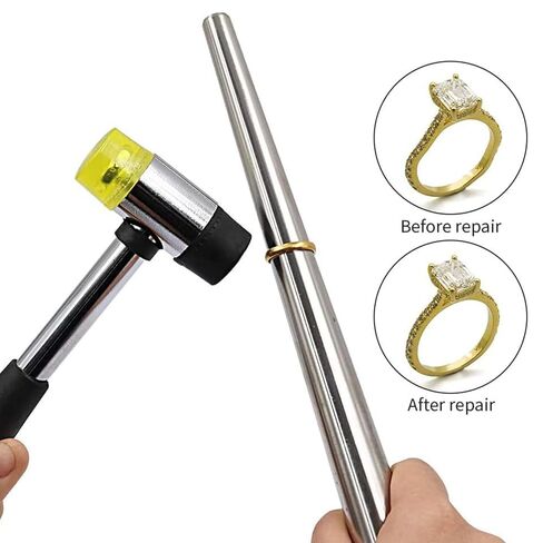Ring Sizer, Measuring Tools for Jewellery – Ring Sizing Tool Set – Finger Measure Tape with Rubber for Men Jewellery Measuring Home in Saudi Arabia