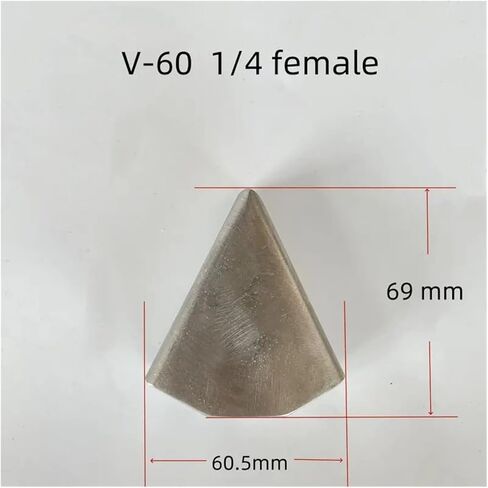 High Pressure Stainless Steel Sewer Jetter Cleaning Nozzle - 1/4" Female V-Shaped, 6000psi, 21 GPM Flow Rate for Pipe(60Millimetre) in Kuwait