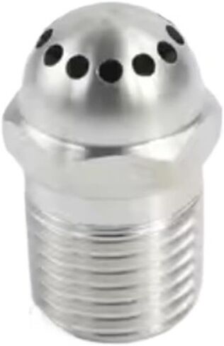 فوهة رش من الفولاذ المقاوم للصدأ بخيط ذكر 1/4 بوصة - رأس رش BSPT مع 3/5/6/7/8/12/13 فتحة، عبوة من 2 (3 فتحات 1.8 مم) in Kuwait