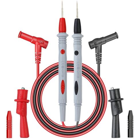 4-Piece Multimeter Test Leads Kit - Flexible 41in Test Wires with Multimeter Alligator Clips, 1000V 20A, Compatible with Fluke/AstroAI/INNOVA Digital Multimeters in Saudi Arabia