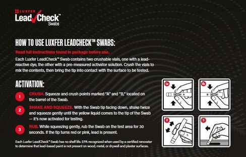 Lead Check Testing Swab 2 Pack (4 Swabs) in Kuwait