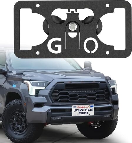 License Plate Holder Front Bumper Mount Bracket Compatible with Mazda MX-5 Miata (ND) 2016-2023 | No Drilling | Installs in Seconds，Front Bumper License Plate Mounting Kit in Kuwait