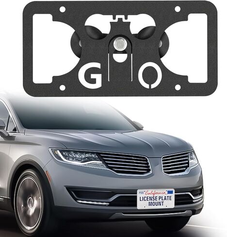 License Plate Holder Front Bumper Mount Bracket Compatible with Mazda MX-5 Miata (ND) 2016-2023 | No Drilling | Installs in Seconds，Front Bumper License Plate Mounting Kit in Kuwait