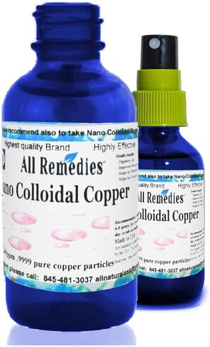 Nano Colloidal Copper Colloidal Minerals Supplement Colloidal Copper Liquid Copper Mineral 2oz 240ppm Bottle All Remedies colloidal Copper for Adults Men Women Kids Kosher in Saudi Arabia