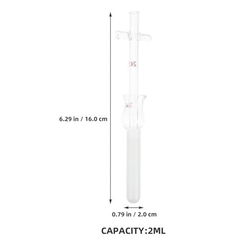 2pcs 2ml Glass Cell Tissue Homogenizer Borosilicate Glass Mortar and Pestle Laboratory Grinder for Scientific Experiments and Teaching Supplies in Kuwait
