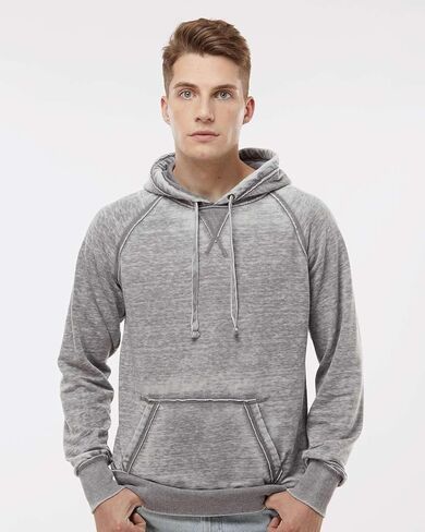 سويت شيرت بغطاء للرأس من J. America للرجال Vintage Zen Fleece، مقاس 2XL، Chambray in Saudi Arabia