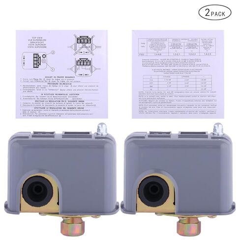 Water Pressure Switch Water Pump Pressure Switch 60/80 Pressure Switch for Water Well Pump 60-80 Pressure Switch Well Pump Parts Pumptrol 60 80 Pressure Switch in Kuwait