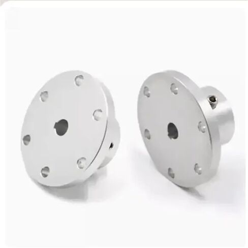 1PC Flange Couplings Aluminum Diameter 5 6 8 10mm 12 14 15 16 18 mm Keyway(5mm) in Saudi Arabia