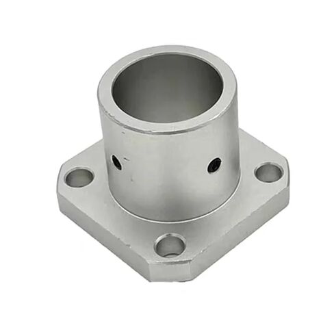 1PC Guide Shaft Support Long Sleeve Flanged Mount Type Shaft Supports Linear Motion Automation Components(Square,DN12) in Saudi Arabia