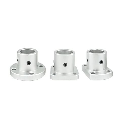 1PC Guide Shaft Support Long Sleeve Flanged Mount Type Shaft Supports Linear Motion Automation Components(Square,DN12) in Saudi Arabia