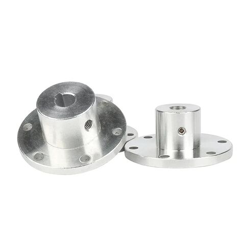 1PC Aluminum Alloy Flange Coupling Wheel Connecting Shaft 10/12/14/15/16MM Keyway(57MM Diameter,12mm Keyway) in Saudi Arabia