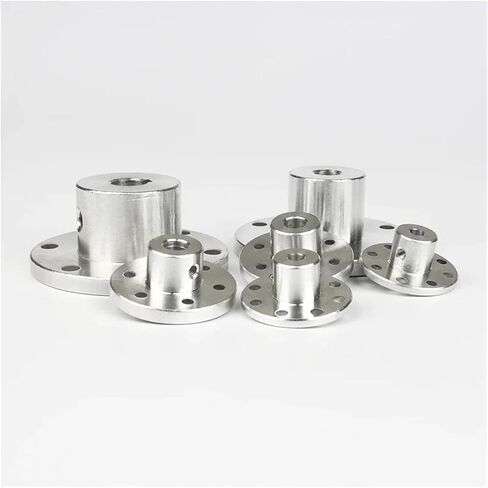 1PC Aluminum Alloy Flange Coupling Wheel Connecting Shaft 10/12/14/15/16MM Keyway(57MM Diameter,12mm Keyway) in Saudi Arabia