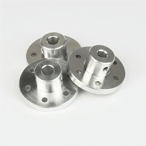 1PC Aluminum Alloy Flange Coupling Wheel Connecting Shaft 10/12/14/15/16MM Keyway(57MM Diameter,12mm Keyway) in Saudi Arabia