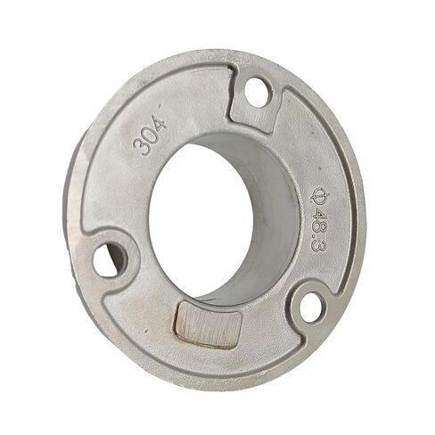2PCS 304 Stainless Steel Handrail Flange 48.3mm Base Flange for Stairing Railing Satin Polished in Saudi Arabia