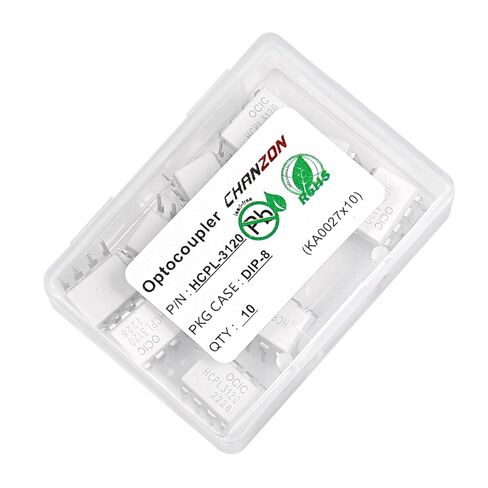Chanzon 10 قطعة Hcpl3120 Optocoupler DIP تركيب DIP-8 Optocouple متوافق مع HCPL-3120-000E/HCPL3120 المعزل البصري in Saudi Arabia