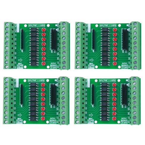 Optocoupler Isolation Board,DC 3.3V 5V PNP NPN 8-Channel Signal Converter Opto Voltage Isolation Module Driver Photoelectric Isolated Module in Saudi Arabia