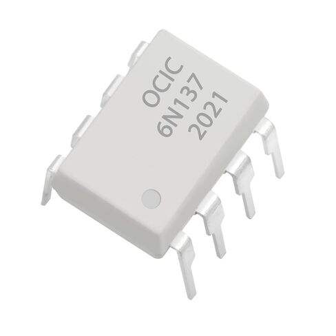 Chanzon 10 قطع 6N137 6n137s Optocoupler DIP تركيب DIP-8 Optocouple عالية السرعة متوافقة مع 6N137-000E/6N137M/EL6N137 المعزل البصري in Saudi Arabia