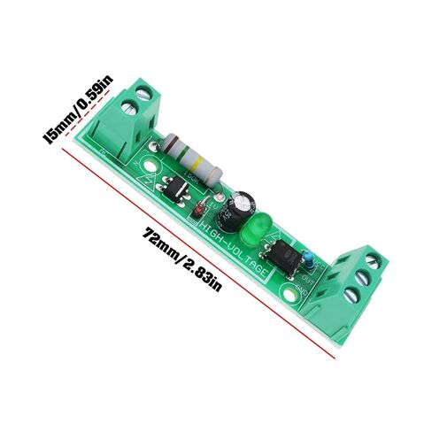2 قطعة تيار متردد 220 فولت إلى تيار مستمر 3-24 فولت وحدة عزل أوبتوكوبلر، لوحة مستشعر مفتاح الزناد 1 قناة متوافقة مع A-rduino ESP8266 in Kuwait
