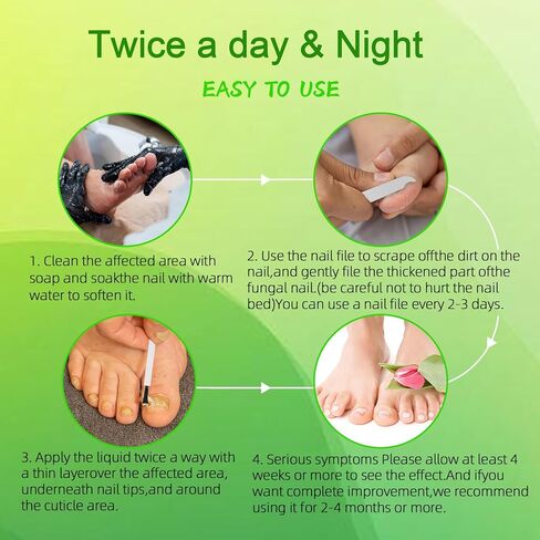 Toenail Fungus Treatment Extra Strength,7Days Nail FungusTreatment for Toenail,7 Pure Natural Plant Extracts,ToeNail Fungus Treatments for Thick, Broken, Discolored & Damaged Nail 1 Fl Oz (Pack of 1) in Saudi Arabia