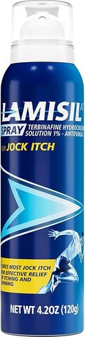 بخاخ لاميسيل جوك المضاد للفطريات، علاج لمدة أسبوع واحد، ثبت سريريًا أنه سريع وفعال لتخفيف أعراض الحكة والحرق والاحمرار، 4.2 أونصة (120 جم) in Kuwait