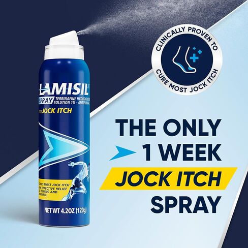 بخاخ لاميسيل جوك المضاد للفطريات، علاج لمدة أسبوع واحد، ثبت سريريًا أنه سريع وفعال لتخفيف أعراض الحكة والحرق والاحمرار، 4.2 أونصة (120 جم) in Kuwait