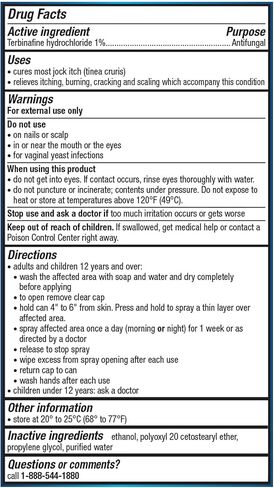 بخاخ لاميسيل جوك المضاد للفطريات، علاج لمدة أسبوع واحد، ثبت سريريًا أنه سريع وفعال لتخفيف أعراض الحكة والحرق والاحمرار، 4.2 أونصة (120 جم) in Kuwait